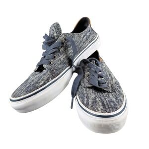 Vans Era Space Dye Knit Sneakers Womens 8 Grey Blue Low Top Ortholite 721356